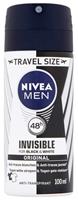 NIVEA Pers Hyg Deo Men Travel Size B/W 100ML voor heren - / Transparant