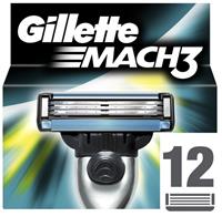 Gillette Mach3 Scheermesjes 12 Stuks