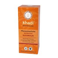 khadi Natural Cosmetics Pflanzenhaarfarbe Nussbraun 100 g