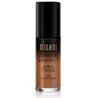 Milani Foundation + Concealer 2 in 1 Conceal + Perfect Golden Toffee 14
