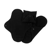 ImseVimse  - waschbare Damenbinden (black)