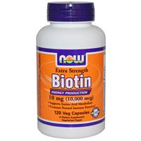 Now Foods Biotin 10000µg Extra Strength (120 Kapseln)