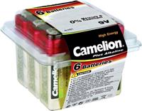 Camelion 6LR61 9V batterij (blok) Alkaline 700 mAh 9 V 6 stuk(s)