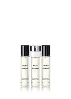 Chanel BLEU eau de parfum spray refills 3 x 20 ml