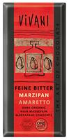 Feine Bitterschokolade mit Marzipan & Amaretto