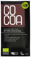 Cocoa Authentieke Pure Bittere Chocoladereep RAW