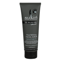 Sukin Oil Balancing+ Charcoal Pore Refining Facial Scrub 125ml