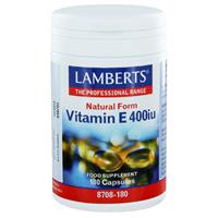 Lamberts Vitamine E 400ie Nat 8708 Capsules