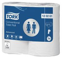 Toiletpapier Tork t4 2-laags advanced wit 4 rollen 120261
