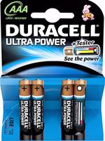 Duracell Alkaline Batterie , ULTRA POWER,  Micro, 4er Blister