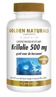 Golden Naturals Krillolie 500mg Capsules