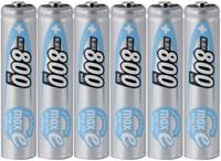 Ansmann maxE HR03 Oplaadbare AAA batterij (potlood) NiMH 800 mAh 1.2 V 6 stuk(s)