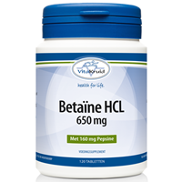 Vitakruid Betaine HCL 650mg Tabletten