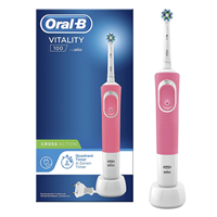 Oral B Elektrische Zahnbürste Vitality 100 CrossAction Pink Aufsteckbürsten: 1 Stk