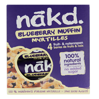 Nakd Bars Blueberry Muffin (4 x 35 gr)