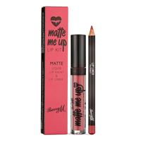 Barry M Cosmetics Matte Me Up Lip Kit (Various Shades) - Runway