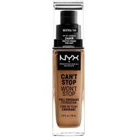 Nyx Professional Make Up CAN’T STOP WON’T STOP full coverage foundation #neutral tan
