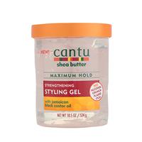 Cantu Shea Butter Maximum Hold Strengthening Styling Gel with Jamaican Black Castor Oil 18.5 oz