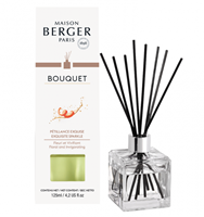 Lampe Berger Parfumverspreider met sticks Cube 125ml Pétillance Exquise