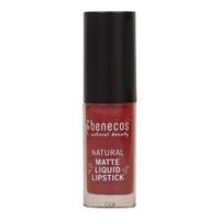 Benecos Lippenstift Liquid Mat Bloody Berry (5ml)