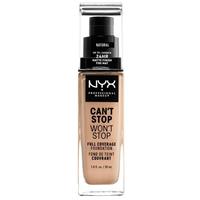 NYX Professional Makeup Can't Stop Won't Stop Full Coverage Foundation - Natural CSWSF07