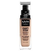 NYX Professional Makeup Can't Stop Won't Stop Full Coverage Foundation - Light CSWSF05