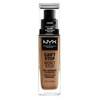 NYX Professional Makeup Can't Stop Won't Stop Full Coverage foundation - Caramel CSWSF15