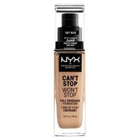 NYX Professional Makeup Can't Stop Won't Stop Full Coverage Foundation - Soft Beige CSWSF7.5