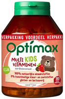 Optimax Multi Kids Vitaminen Aardbei Kauwtabletten