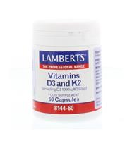 Lamberts Vitamina D 3 1000 Ui Y Vit K2 90 Ug 60 Cap