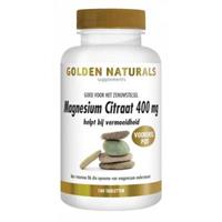 Golden Naturals Magnesium Citraat 400mg Tabletten