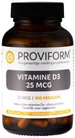 Proviform Vitamine D3 25mcg Vegicaps