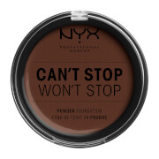 NYX Professional Makeup Can't Stop Won't Stop  Kompakt Foundation  10.7 g Nr. 24 - Deep Espresso