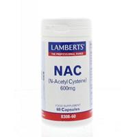 Lamberts Nac N-acetil Cisteina 600 mg 60 Cápsulas