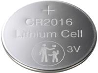 CR2016 Knoopcel Lithium 3.0 V 80 mAh Basetech 4 stuk(s)