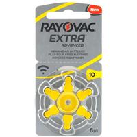 Hörgeräte-Batterie, RAYOVAC, EXTRA ADVANCED, Größe 10, 6 Stück