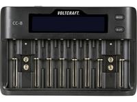 Voltcraft CC-8 Batterijlader Li-ion, LiFePO, NiMH, NiCd A, AA (penlite), AAA (potlood), AAAA (mini), C (baby), Sub-C, 9 V (blok), 10340, 14500, 16340, 17500,
