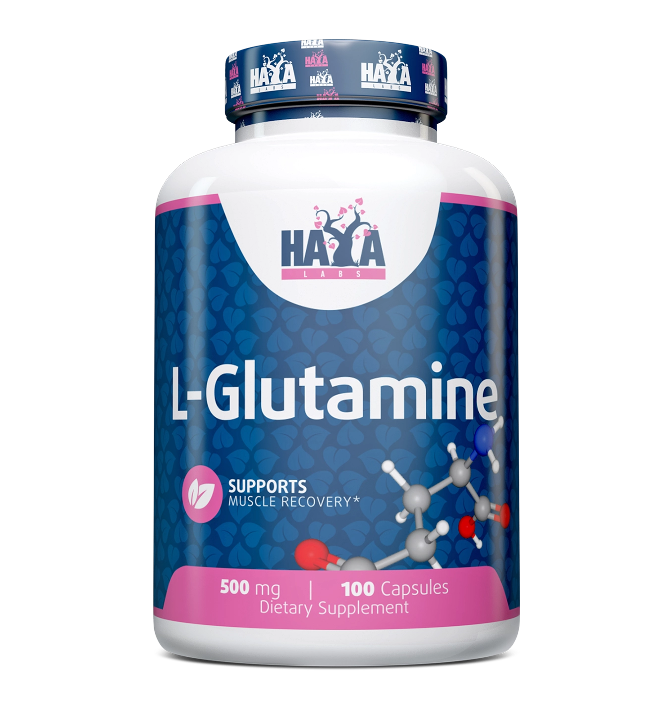 Haya Labs L-Glutamine - 100 caps