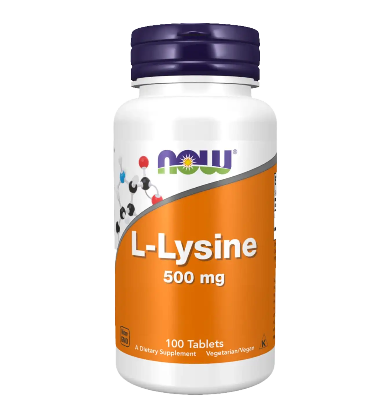 Now Foods L-Lysine 500mg - 100 tabl