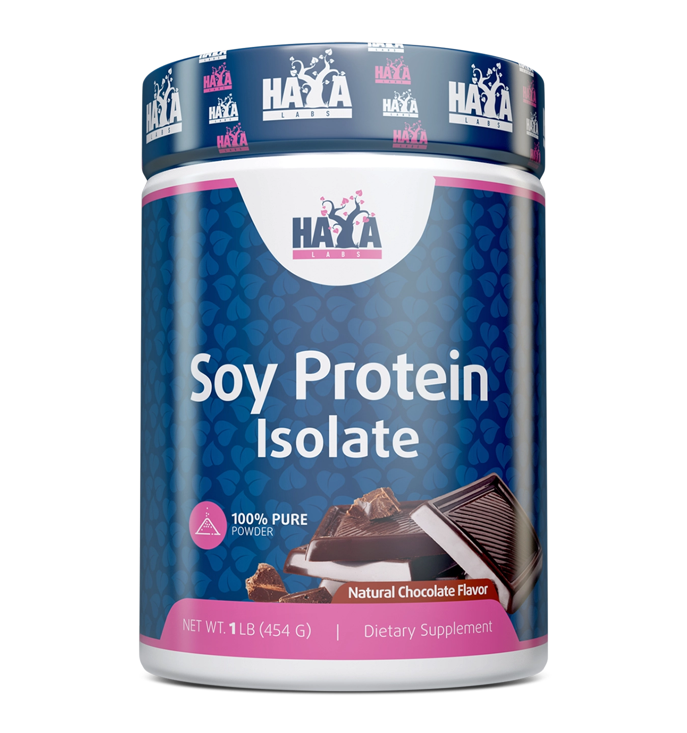 Haya Labs Soy Protein Isolate - 454 g - Chocolade