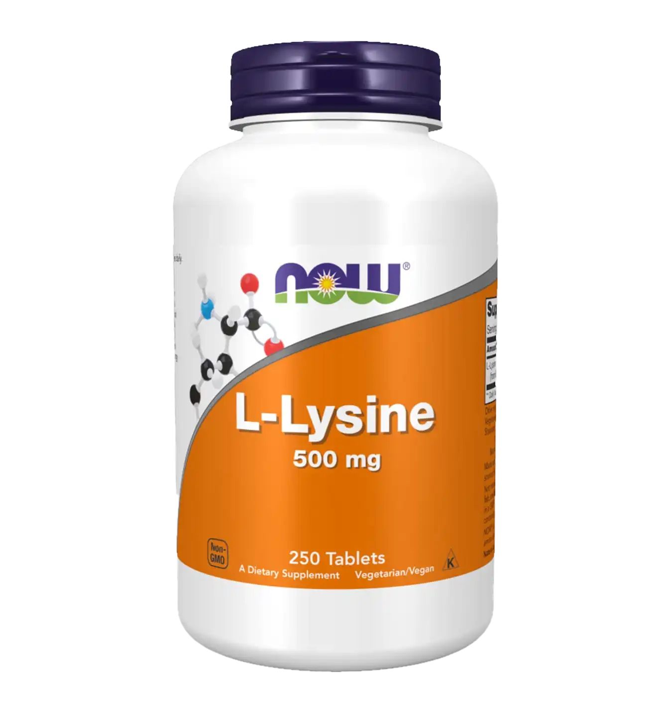 Now Foods L-Lysine 500mg - 250 tabl