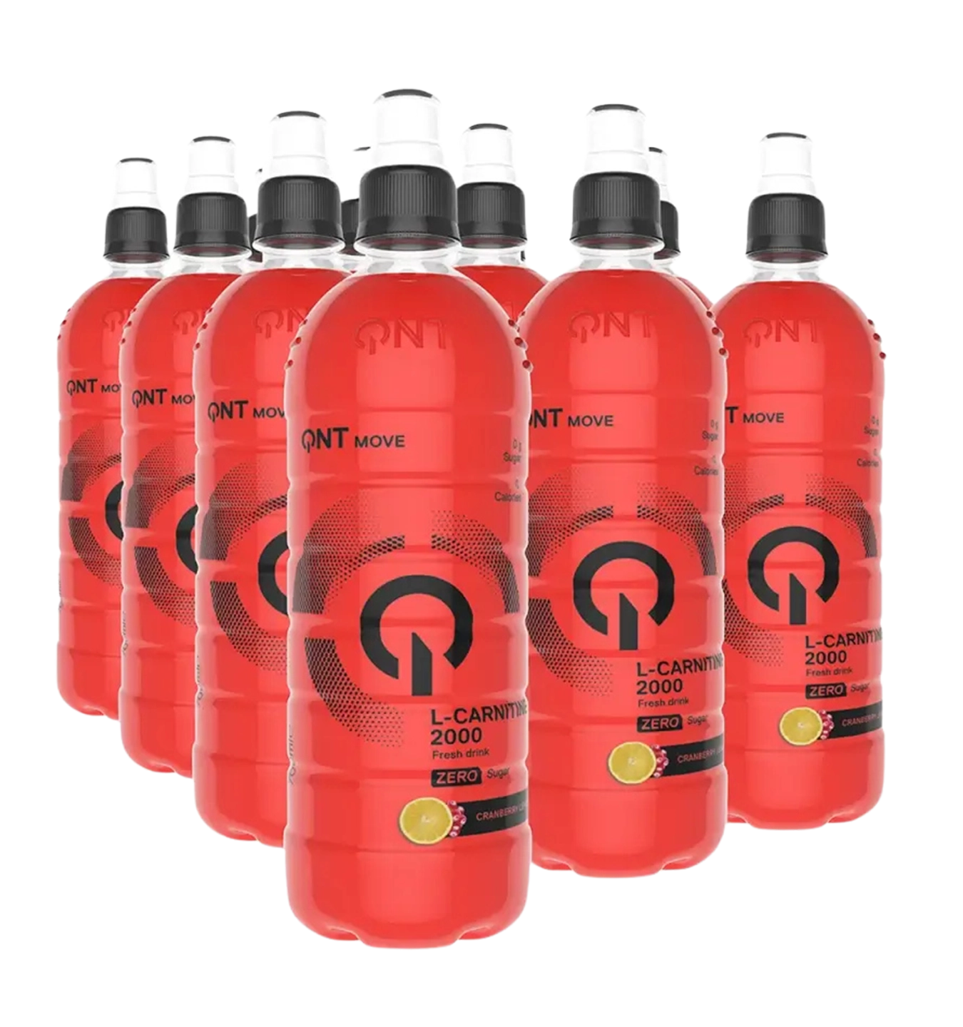 QNT L-Carnitine 2000 - 12x 700 ml - Cranberry Lemon