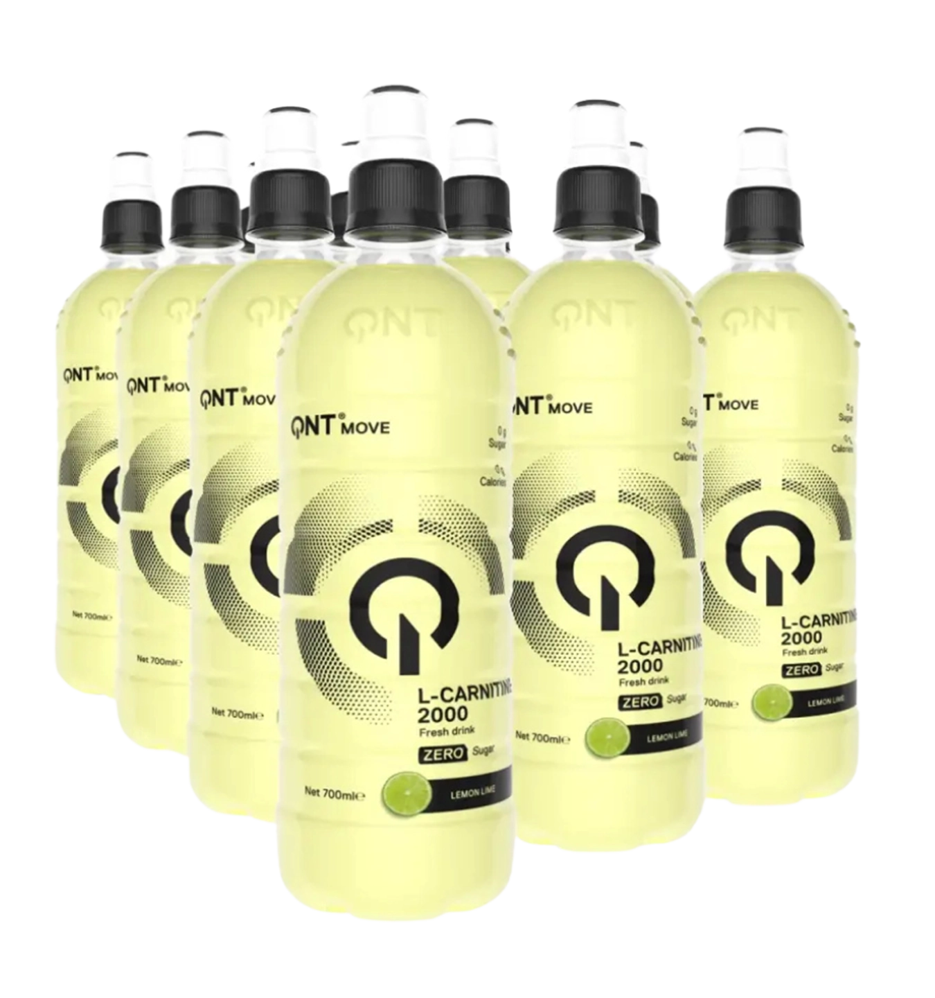 QNT L-Carnitine 2000 - 12x 700 ml - Lemon Lime