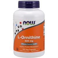 L-Ornithine 500mg Now Foods 120v-caps