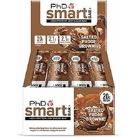 PhD Smart Bar 12repen Salted Fudge Brownie