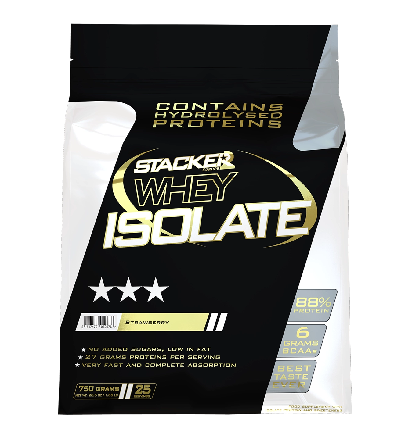 Stacker2 Whey Isolate Stacker - 750 g - Aardbei