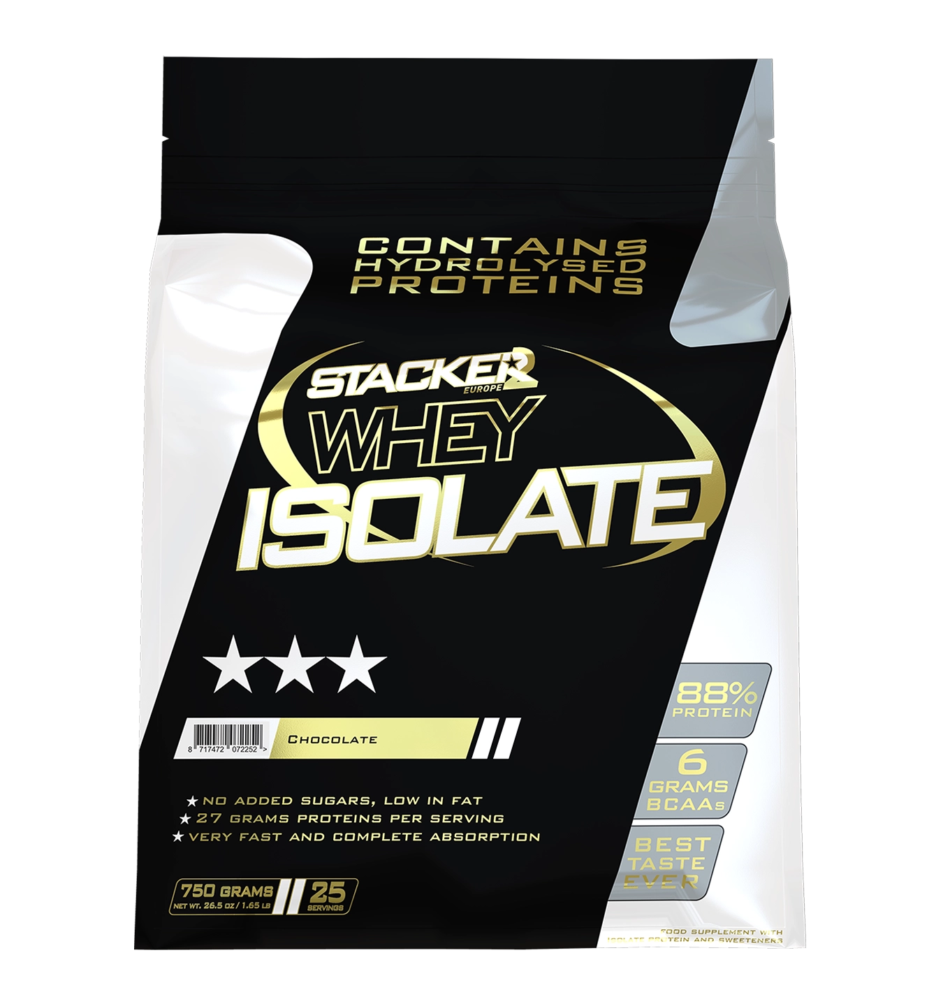 Stacker2 Whey Isolate Stacker - 750 g - Chocolade