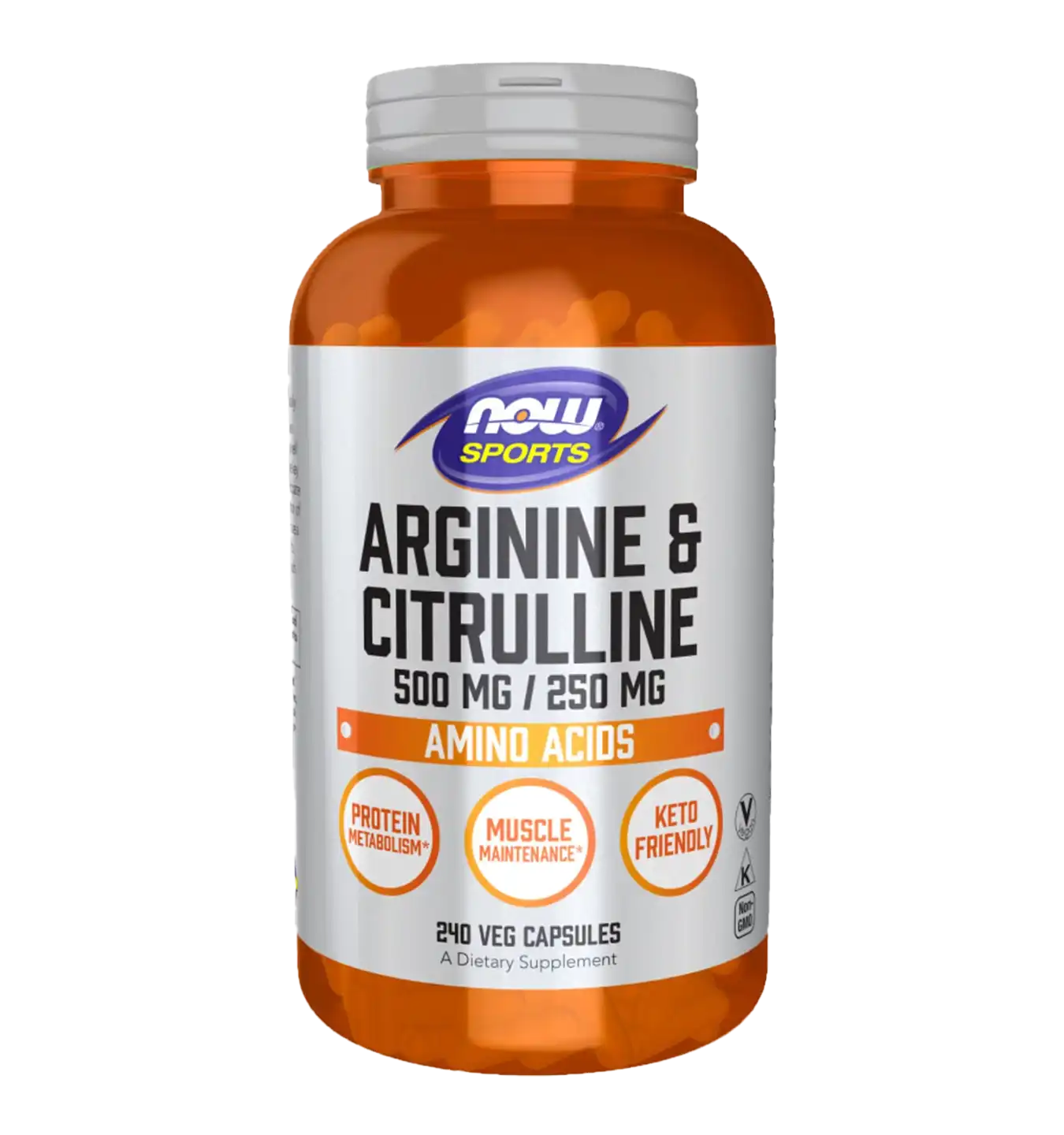 Now Foods Arginine & Citrulline - 240 v-caps