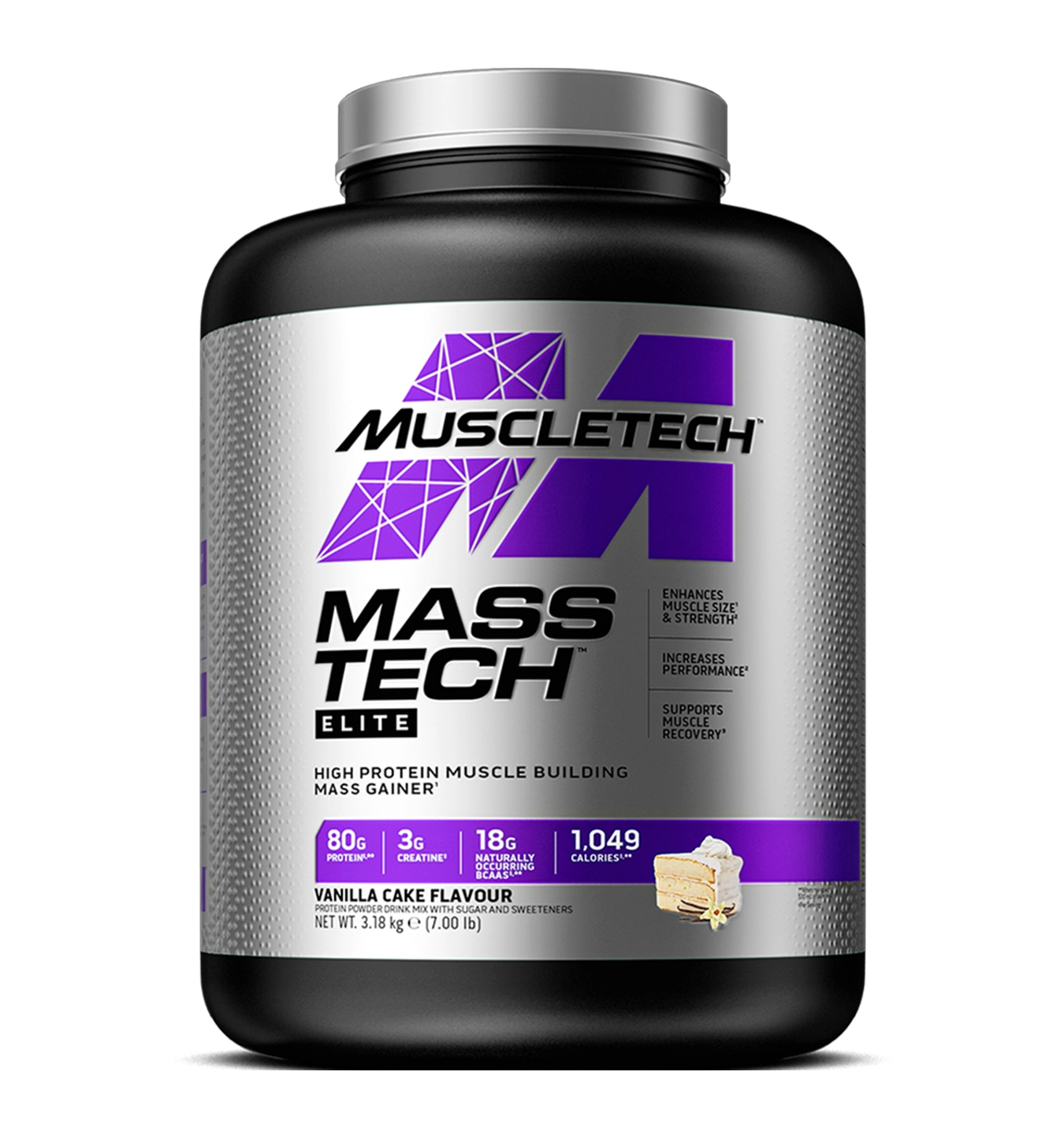 Muscletech Mass Tech Elite - 3180 g - Vanilla Cake