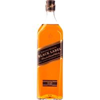 Johnnie Walker Black Label Blended Scotch Whisky 12 Years 1 Liter in Gp  - Whisky